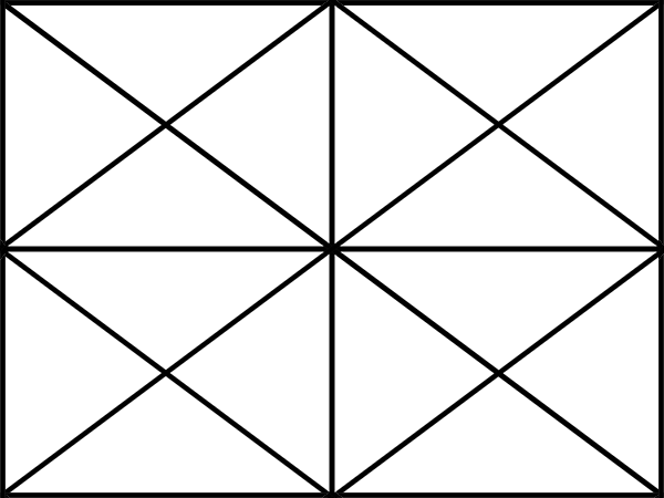 Map for canvas point calibration