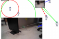 Where are the robots? In-feed embedded techniques for visualizing robot team member locations