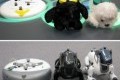 Touch and Toys: new techniques for interaction with a remote group of robots
