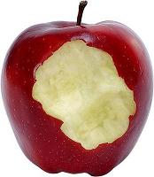 A Macintosh apple.